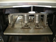 インライン（量産対応）型自動ハンダ付装置-ハンダ噴流機構部